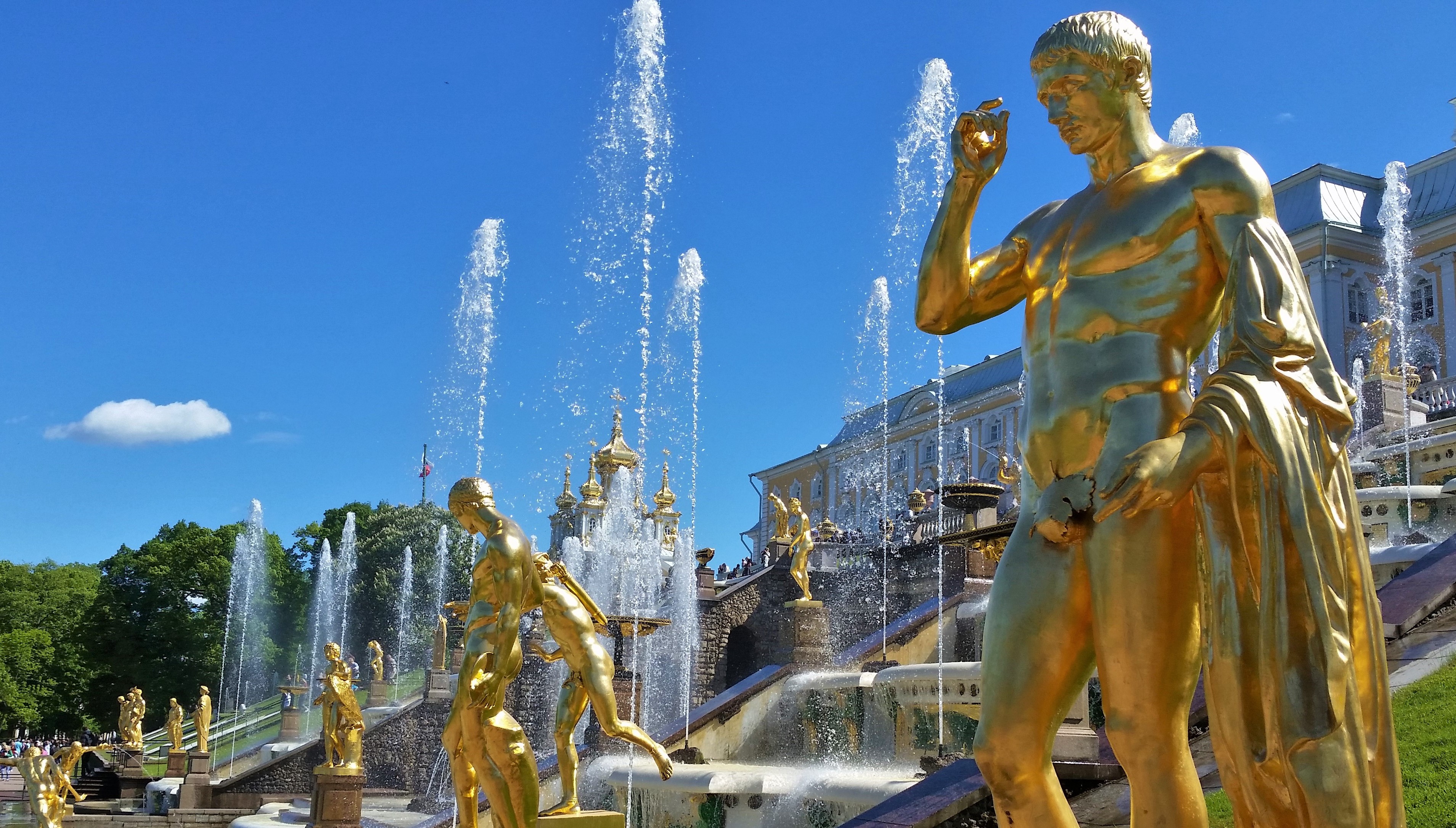 Peterhof Palace in St Petersburg- Versailles is nowhere close!